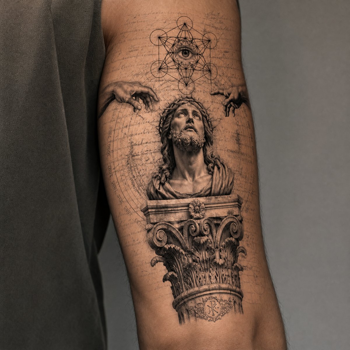 Tattoo on skin