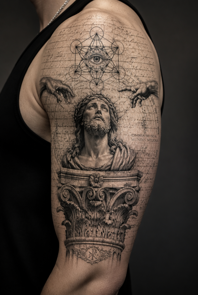 Tattoo on skin